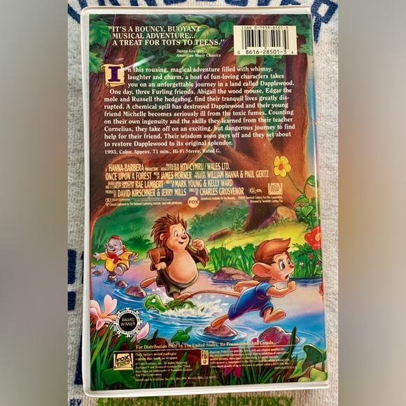 Once Upon A Forest: An Adventurous Race Against Time CLAMSHELL VHS - Picture 2 of 2